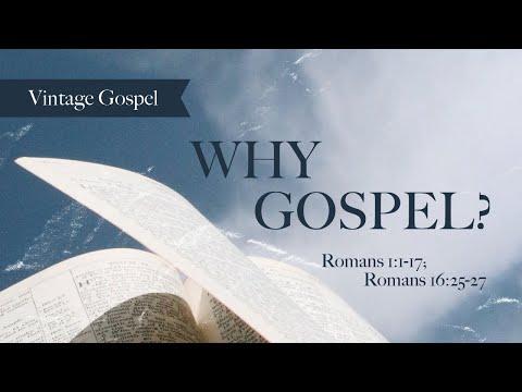 Why Gospel? | Mervyn Eloff (Romans 1:1-17 ; Romans 16:25-27)