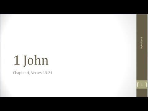 1 John 4:13-21 (part of the continuing weekly verse-by-verse Bible study at Tokyo Baptist Church)
