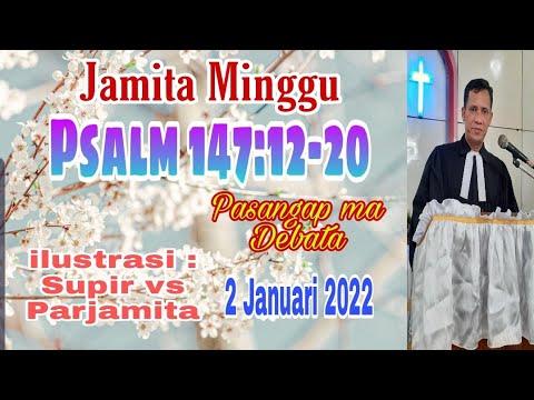 Jamita Minggu, 2 Januari 2022, Psalm 147:12-20