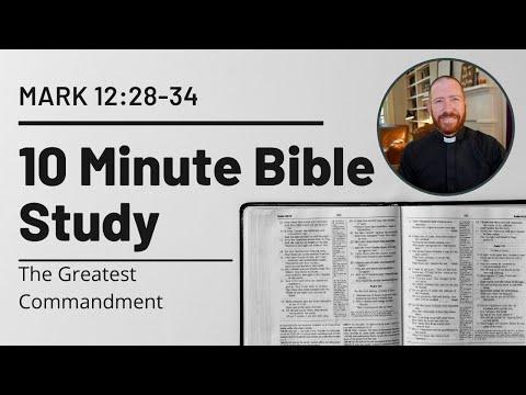 Mark 12:28-34 // The Great Commandment
