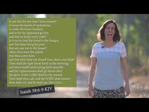 How to sing Isaiah 58:6-9 KJV - Is not this the fast that I have chosen? - Musical Memory Verses