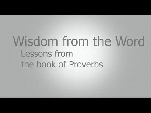 Wisdom from the Word - Proverbs 13:7