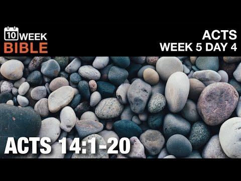 The Stoning of Paul | Acts 14:1-20 | Week 5 Day 4 Study of Acts