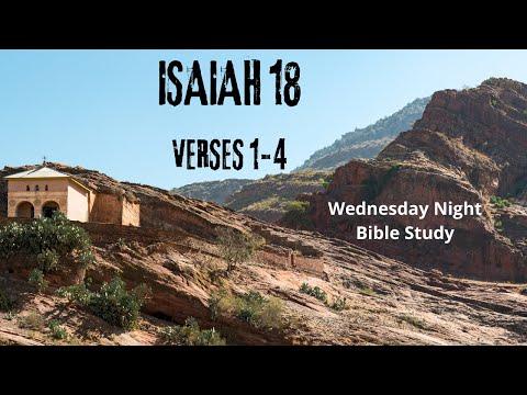 Bible Study- Isaiah 18: 1-4