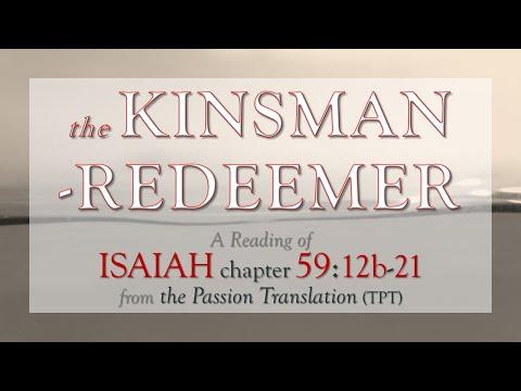 Isaiah 59:12b-21 - The KINSMAN-REDEEMER - The Passion Translation (TPT)
