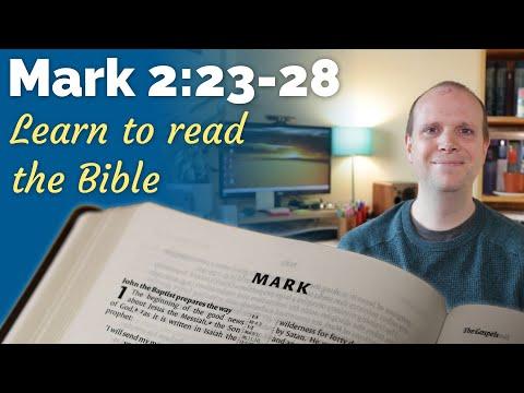Mark 2:23-28 | Learn to read the Bible | Mark's Gospel #9
