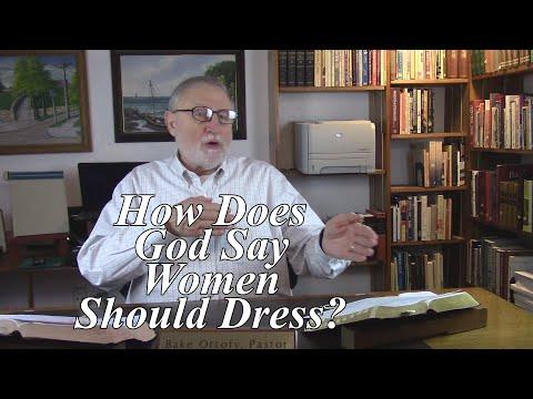 How Does God Say Women Should Dress? 1 Peter 3:3-4. (#151)
