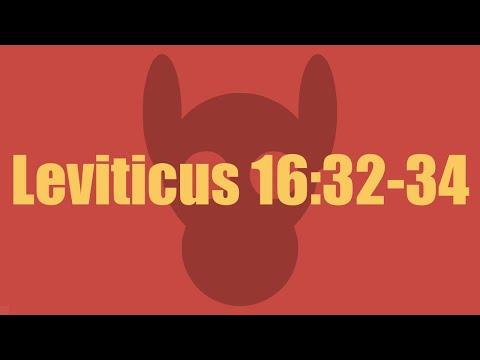 Leviticus 16:32-34
