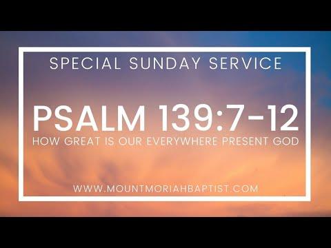 Psalm 139:7-12 | March 29, 2020 | Pastor Michael