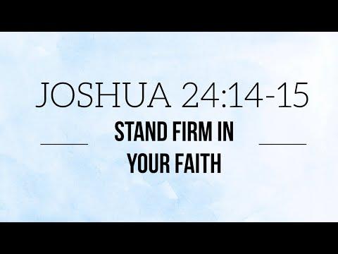 Joshua 24:14-15