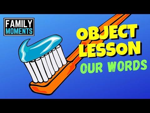 OBJECT LESSON - Why OUR WORDS are IMPORTANT - James 3:3-5
