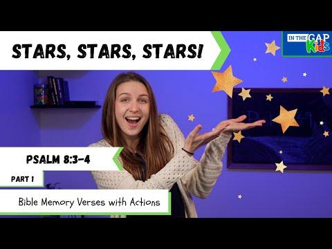 Psalm 8:3-4 | Bible Verses to Memorize for Kids with Actions | Creativity for Kids (Week 1)