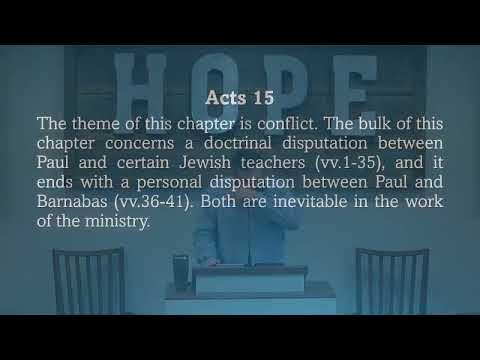 The Jerusalem Conference (Acts 15:1-6)