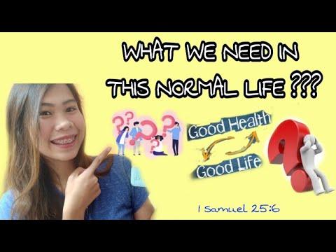 WHAT WE NEED IN THIS NEW NORMAL LIFE??? 1 SAMUEL 25:6 | JARA J.