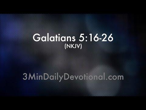 Galatians 5:16-26 (3minDailyDevotional) (#088)