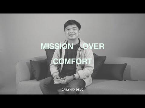 Mission Over Comfort — Daily Devo  •  Matthew 8:20
