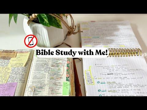 NO PHONE Technology Free Morning Routine! Bible Study with me!