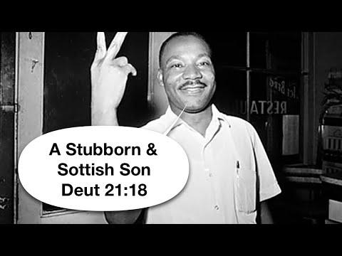 A Sottish Son :"Deuteronomy 21:18