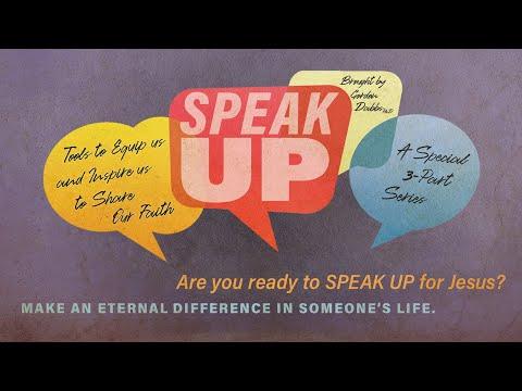 Speak Up - Share Your Hope (1 Peter 3:15-18)