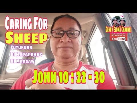 CARING FOR SHEEP / JOHN 10:22-30 / #gospelofjohn #tandaanmoito II Gerry Eloma Channel
