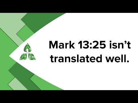 This Verse Isn't Translated Well (Mark 13:25) | #SundaySoundbite