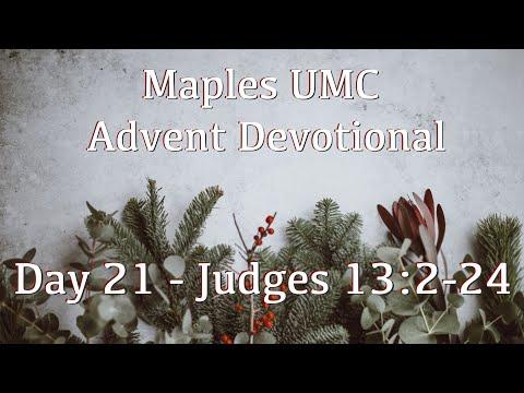 Advent Daily Devotional - Day 21: Judges 13:2-24 - Lisa Lynn Treadway
