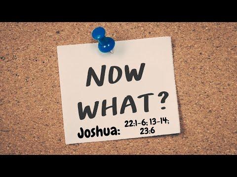 2021-08-14 Traditional Service, Pastor Stan preaching on Joshua 22:1-6 asking "Now What?"