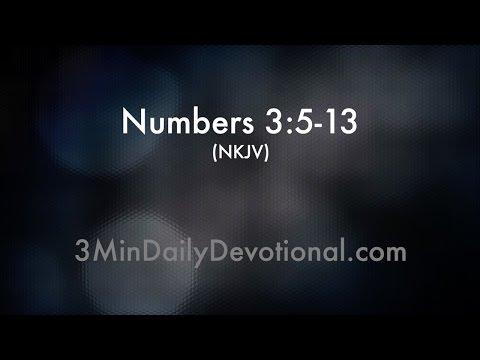 Numbers 3:5-13 (3minDailyDevotional) (#111)