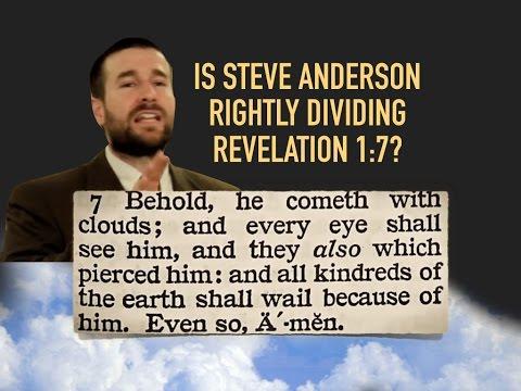 Is Steve Anderson's Revelation 1:7 ("2nd Coming") "Cloudy" ?