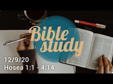 December 9th Bible Study // Hosea 1:1 - 4:14
