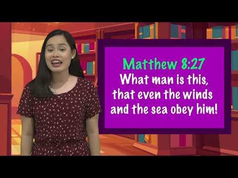 Matthew 8:27 | Sunday School | Kids Worship | Memory Verse