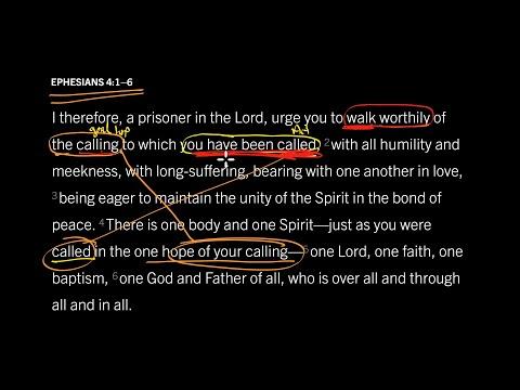God Calls the Spiritually Dead to Life: Ephesians 4:1–6, Part 2