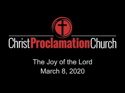20200308 - The Joy of the Lord - Nehemiah 7:1-8:18 - Steve Thiel