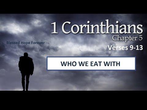 1 Corinthians 5:9-13 - Part 22 - Who We Eat With