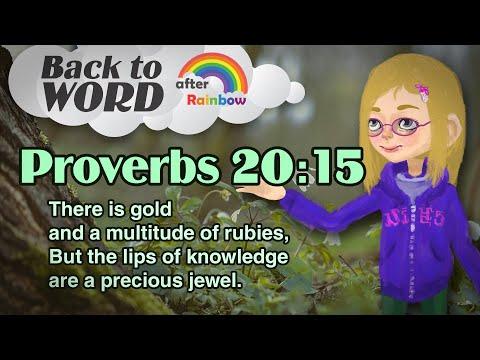 Proverbs 20:15 ★ Bible Verse | Encouragement Hope Bible Verses