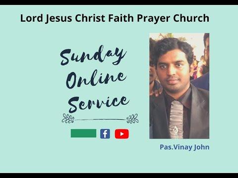Psalms 90:1-3; || Sunday Service || Pastor P. Vinay John || 
9th August 2020.