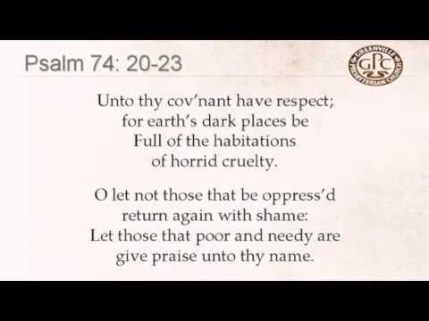 Psalm 74:20-23 Greenville Presbyterian Church 1650 Scottish Psalter Singing - 01-22-2017 PM