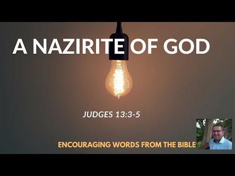 A NAZIRITE OF GOD / JUDGES 13:3-5