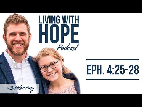 FROM SELF TO CHRIST | Ephesians 4:25-28 | Living with Hope Podcast - Ep. 22