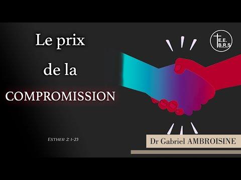Etude biblique du 28/09/22 - (Esther 2:1-23 - Le prix de la compromission) - Dr  G. AMBROISINE