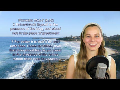Proverbs 25:6-7 KJV - Meekness - Scripture Songs