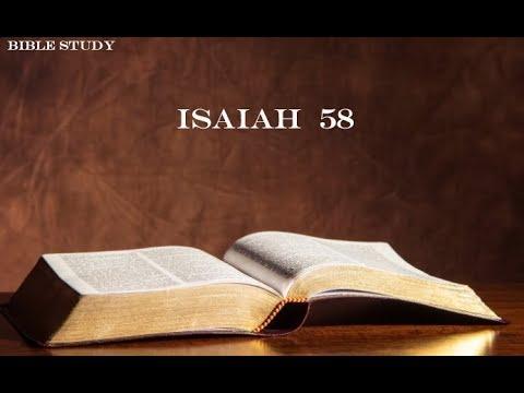Bible Study - Isaiah 58