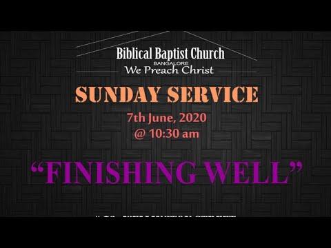FINISHING WELL     -2 Timothy 4:6-8