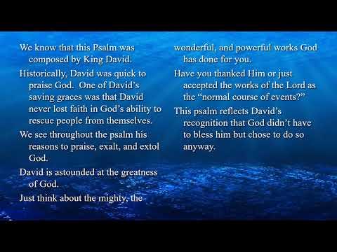 31st Sunday – OT – C - Psalm 145:1–2, 8–11, 13, 14 - I will praise