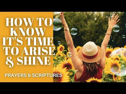 How To Know It's Time To Arise & Shine | Job 22:28, Proverbs 18:21 & Isaiah 60.