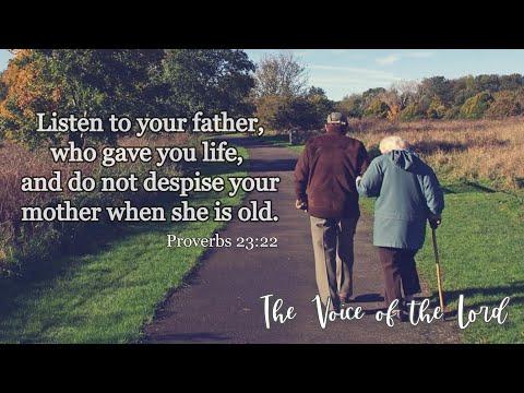 Proverbs 23:22 The Voice of the Lord  May 8, 2022 by Pastor Teck Uy