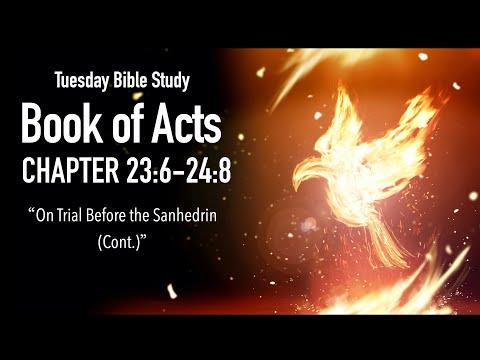Bible Study | Acts 23:6-24:8