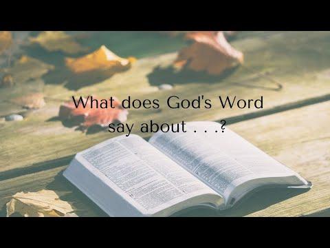 What does God's Word say about.... Exodus 19:5