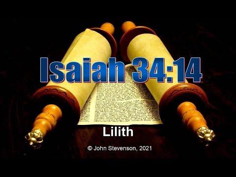 Old Testament Prophets:  Isaiah 34:14.  Lilith