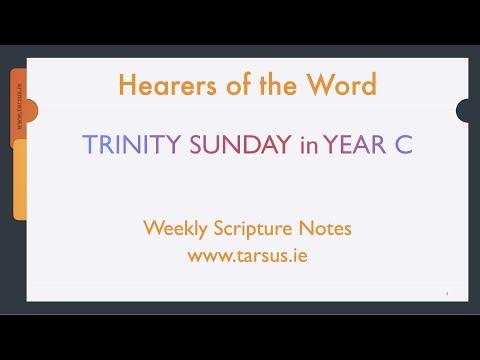 Trinity Sunday: John 16:12-15
